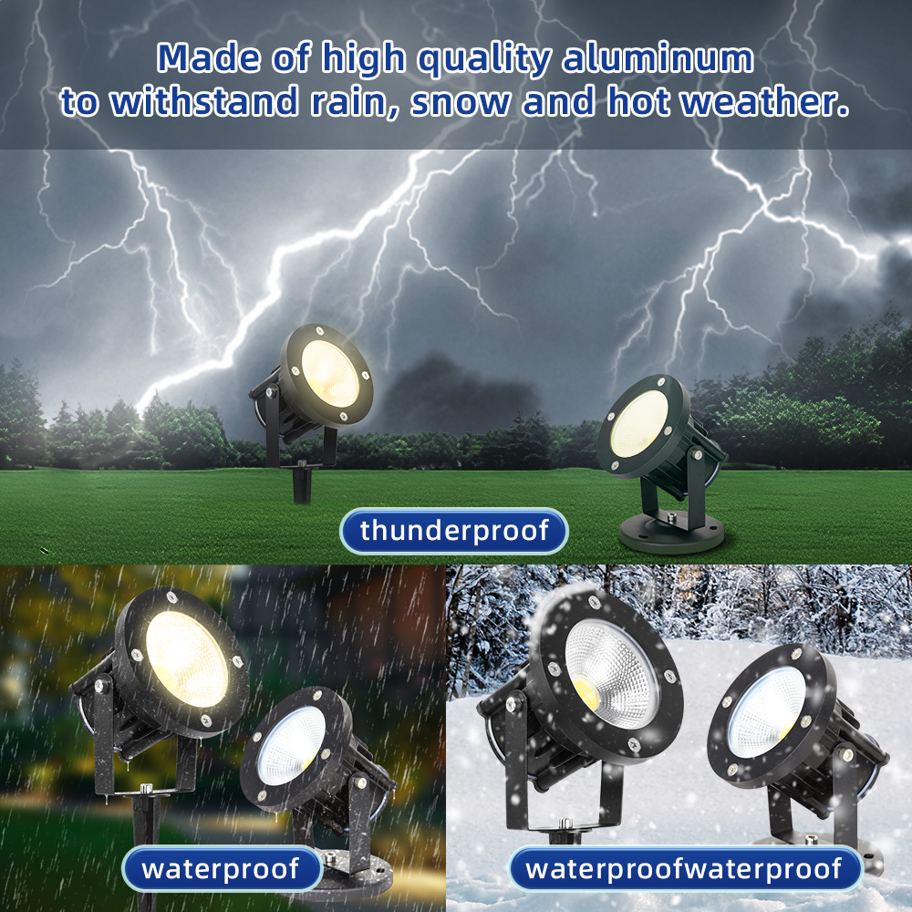 Outdoor Lighting Pathway - Luminária LED GU10 para Jardim, Lâmpada