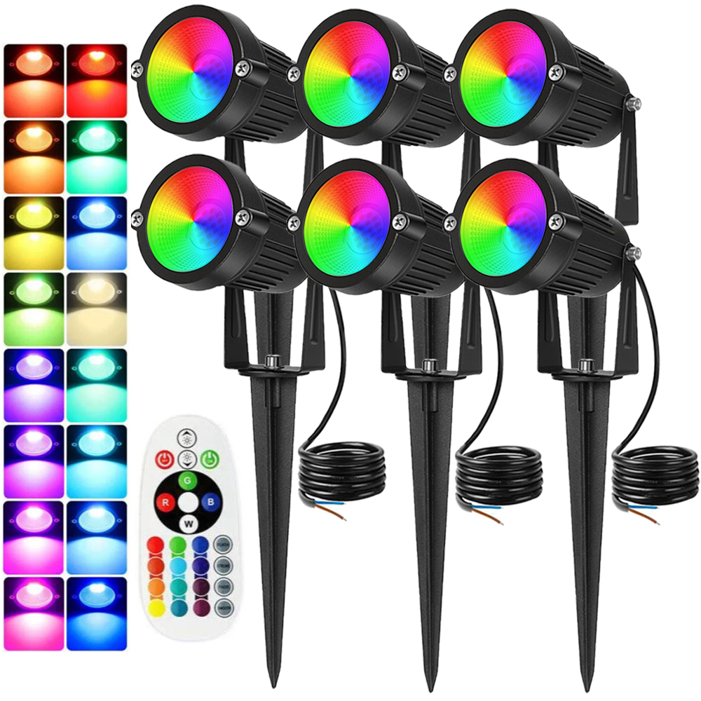 Outdoor Lighting Ip65 - Iluminação de paisagem RGBW 10W com