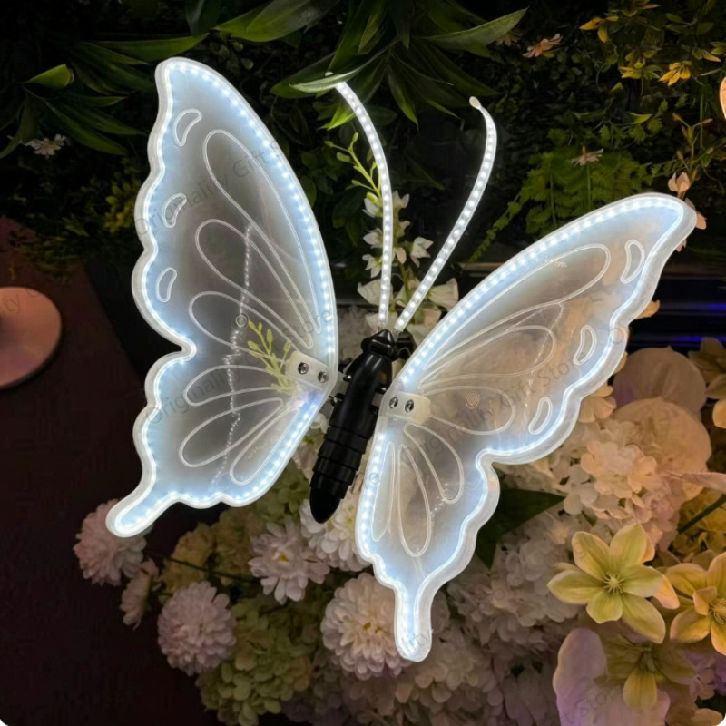 Outdoor Lighting Effects - Luzes LED de Borboletas Dinâmicas Simuladas