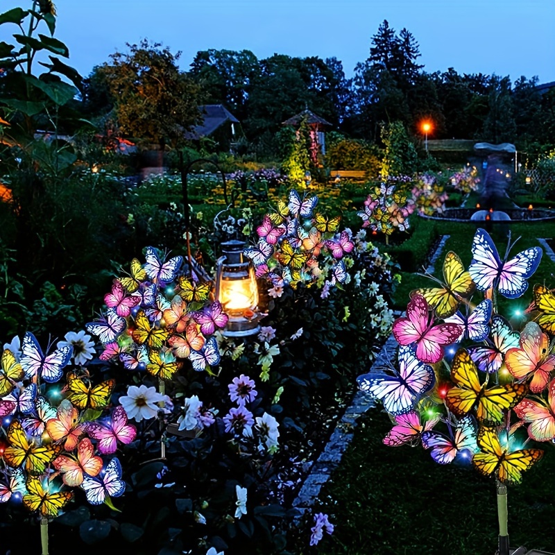 Solar led borboleta luzes do j - Outdoor Lighting Effects avaliação e preço