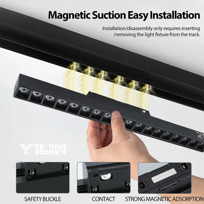 Luz de pista magnética led emb - Outdoor Lighting Track avaliação e preço