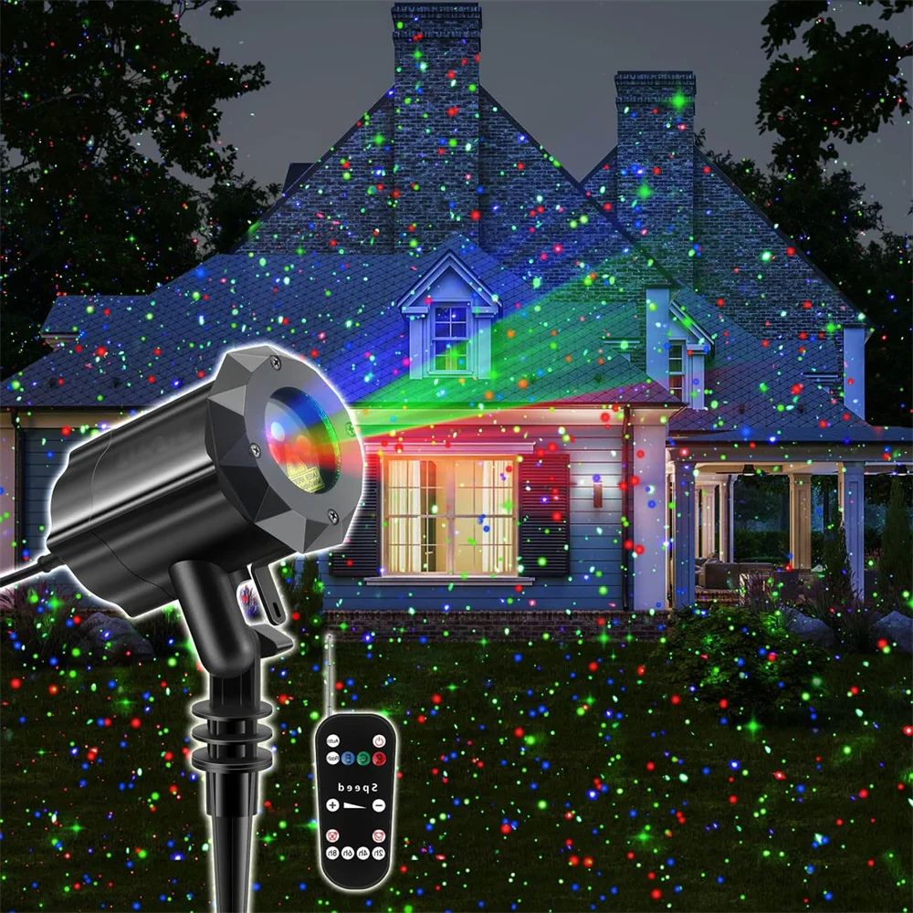 Projetor laser de natal luzes  - Outdoor Lighting Uk avaliação e preço