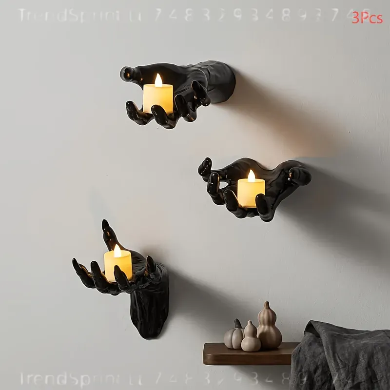 3 Peças de Decoração de Parede - Outdoor Lighting Black avaliação e preço