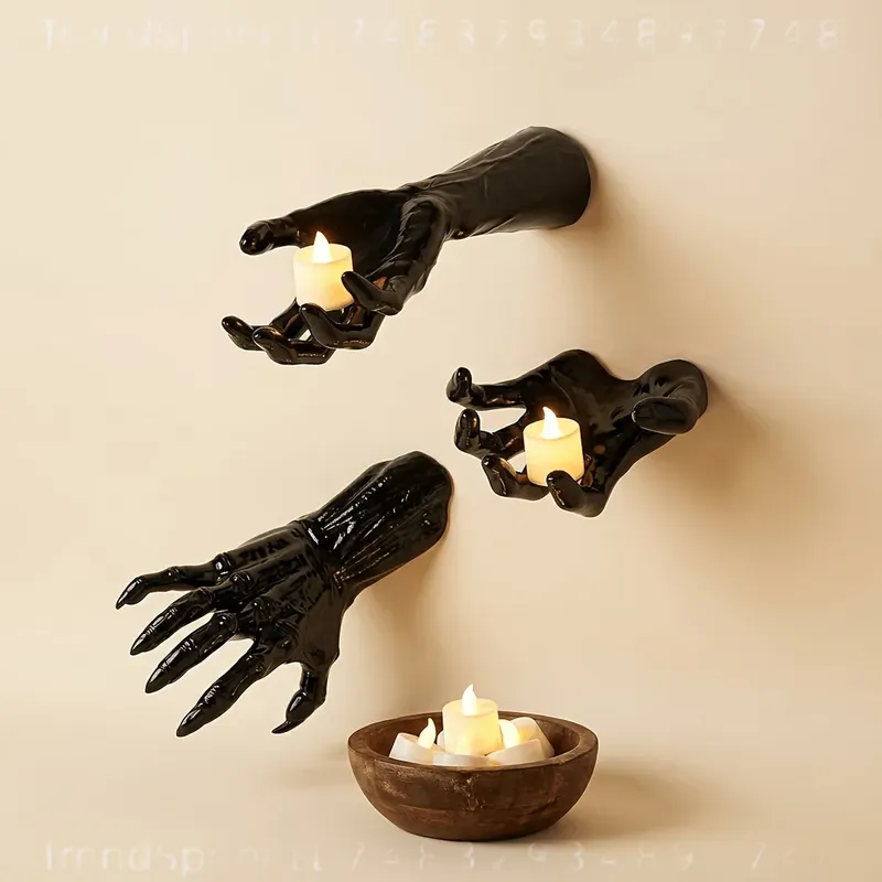 3 Peças de Decoração de Parede - Outdoor Lighting Black avaliação e preço