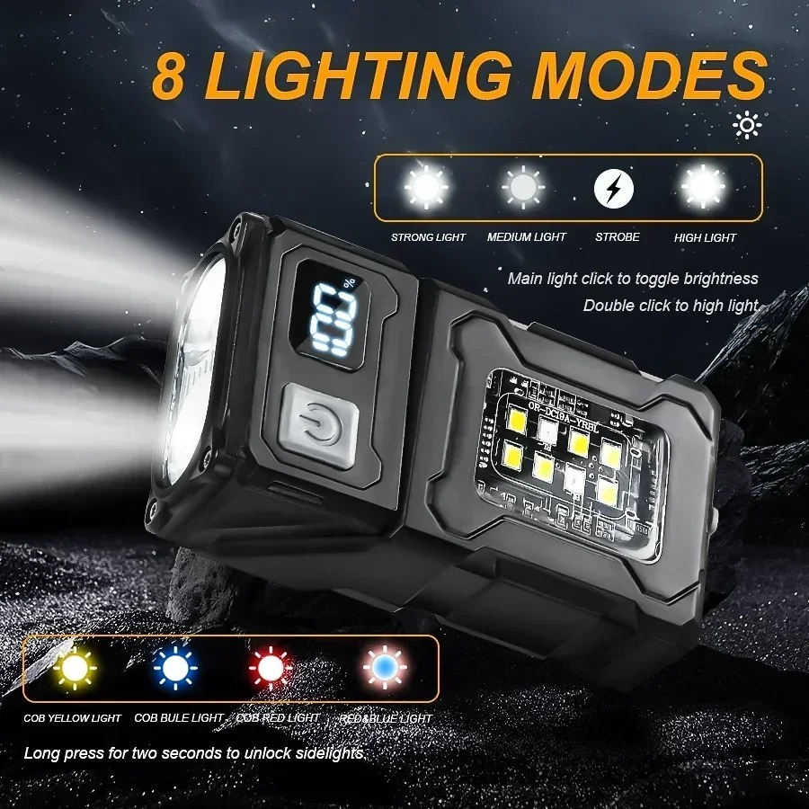 Mini Lanterna LED Recarregável - Outdoor Lighting Black avaliação e preço