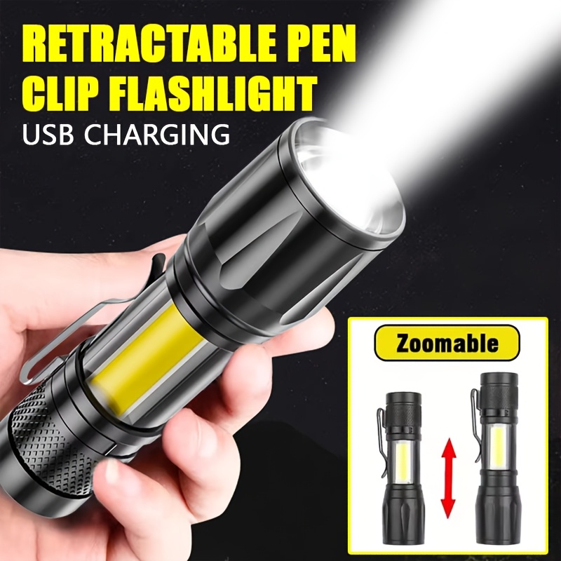 Mini Lanterna LED COB Portátil - Outdoor Lighting Black avaliação e preço