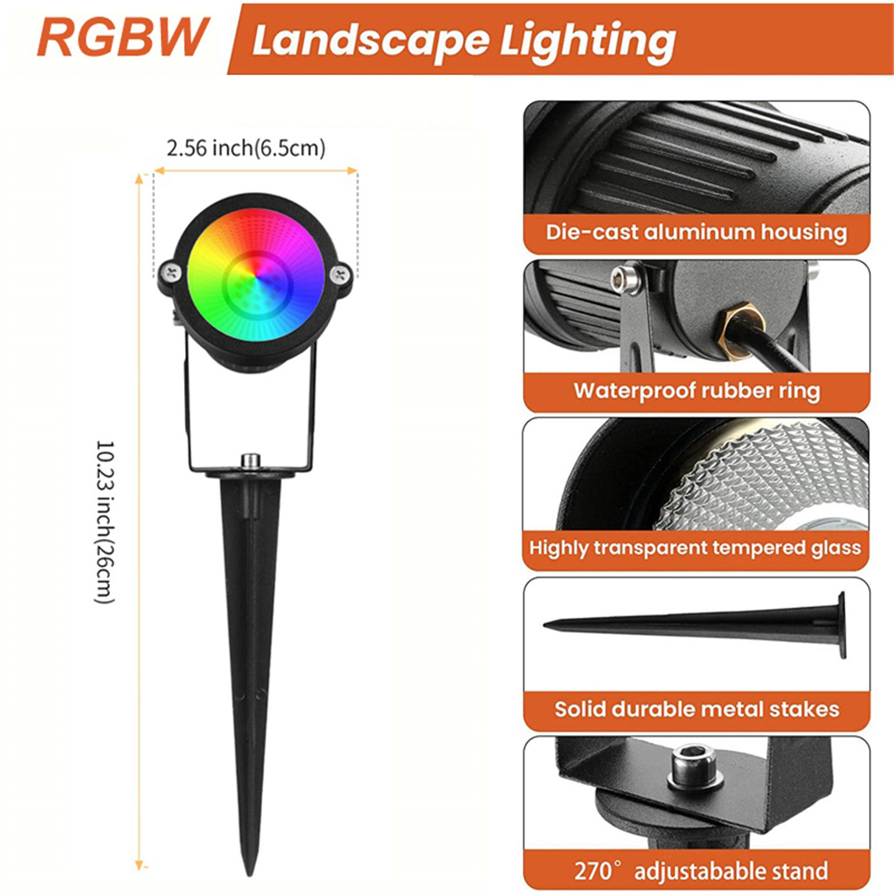 Iluminação de paisagem RGBW 10 - Outdoor Lighting Ip65 avaliação e preço