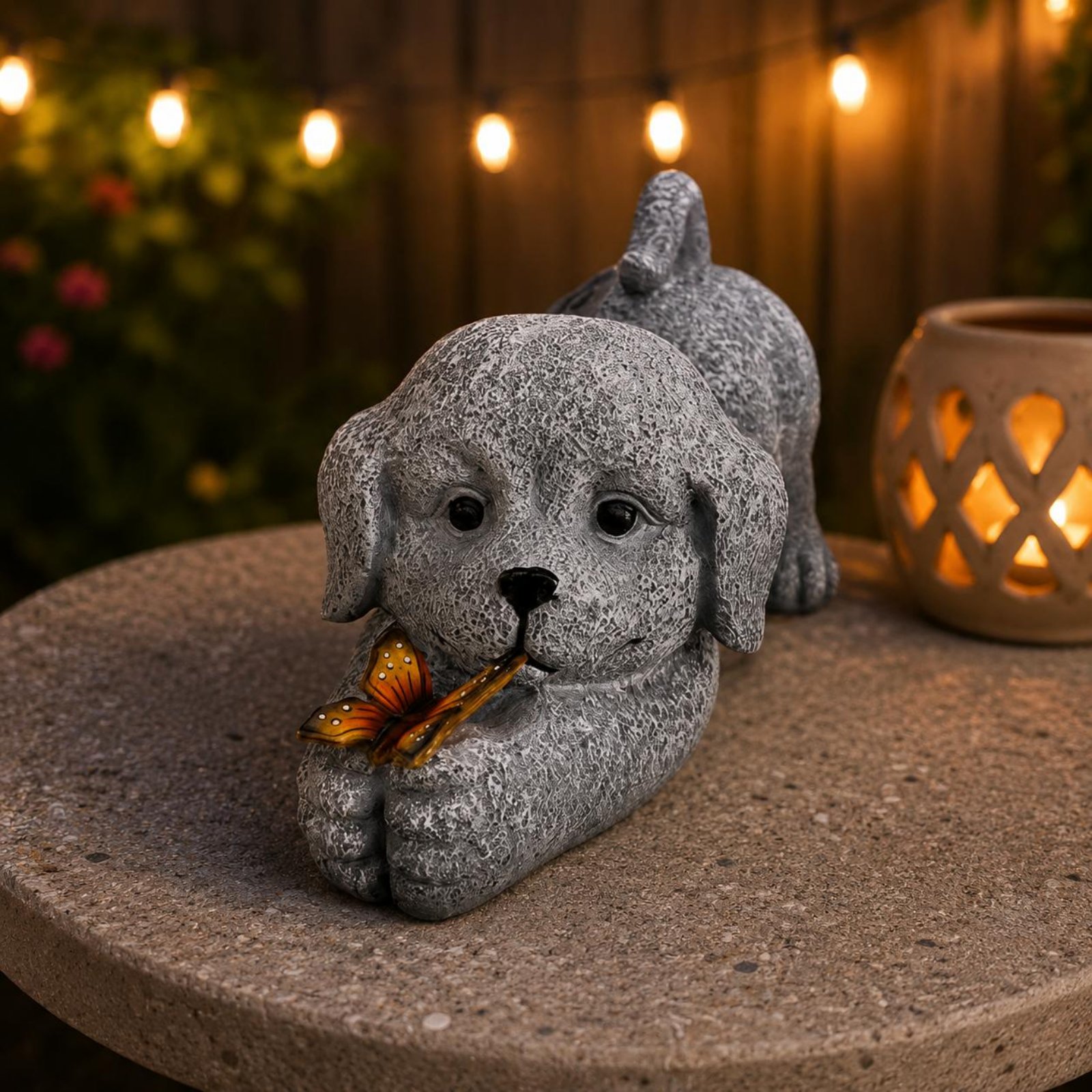 Estátua de Cão Solar em Resina - Outdoor Lighting Ip65 avaliação e preço
